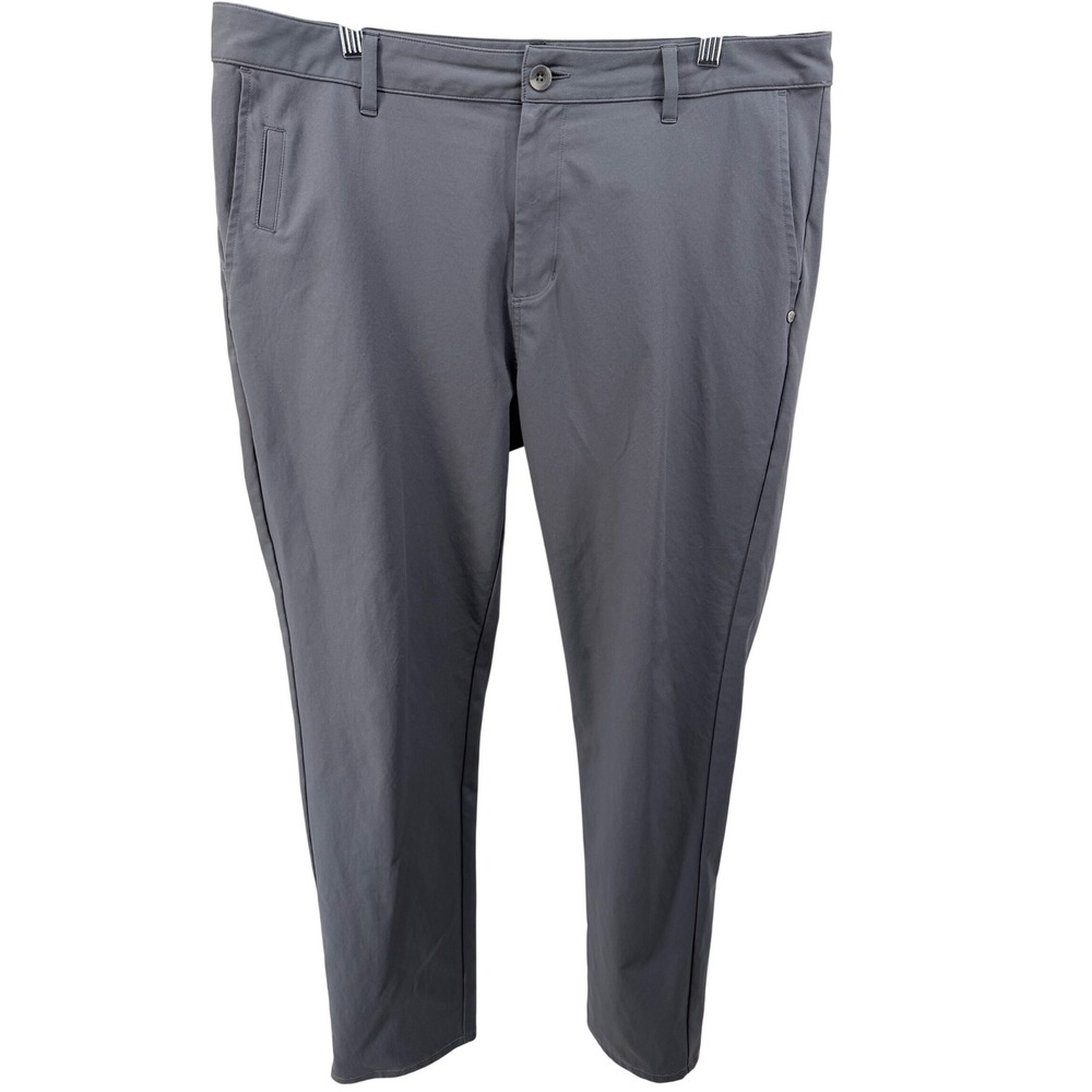 Vuori‎ Cascade Tech Chino Pants V427 Gray Polyester Mens Size 36
